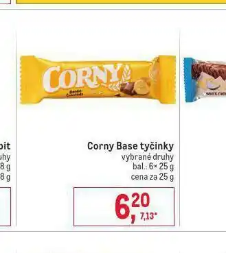 Makro Corny base tyčinky nabídka