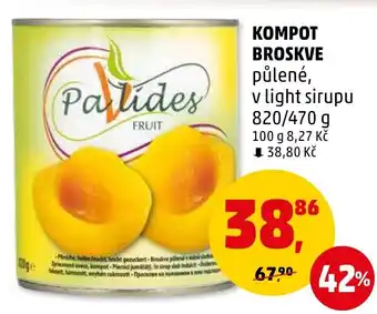 Penny Market KOMPOT BROSKVE nabídka