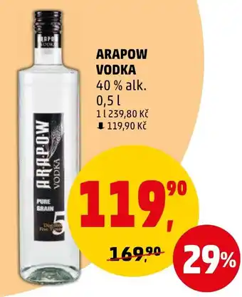Penny Market ARAPOW VODKA nabídka