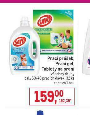 Makro Savo prací prostředek nabídka