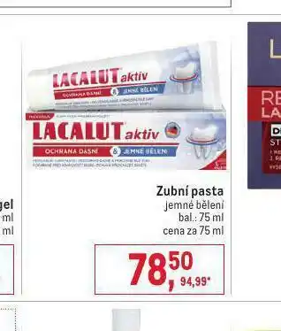 Lacalut aktiv zubní pasta