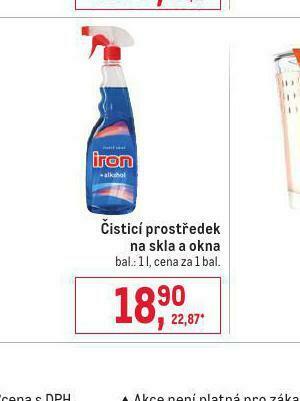 Makro Iron čistící prostředek na skla a okna nabídka