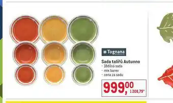 Makro Sada talířů autunno nabídka