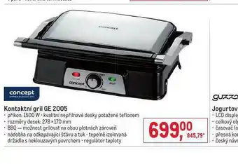 Makro Kontaktní gril concept nabídka