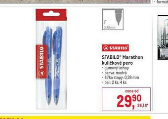 Makro Stabilo marathon kuličkové pero nabídka