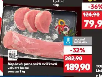 Kaufland Vepřová panenská svíčková nabídka