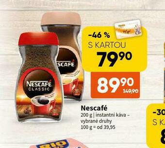 Terno Nescafé instantní káva nabídka