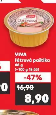 Kaufland Viva játrová paštika nabídka