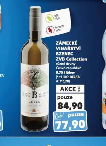 Kaufland Zámecké vinařství bzenec zvb collection nabídka