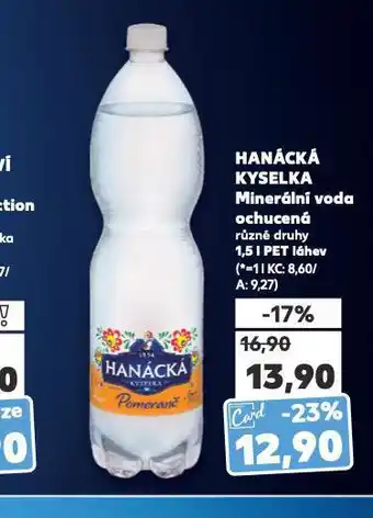 Kaufland Hanácká kyselka nabídka
