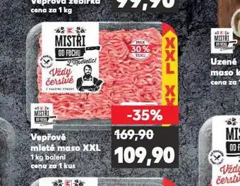 Kaufland Vepřové mleté maso xxl nabídka