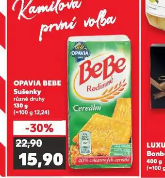 Kaufland Opavia bebe sušenky nabídka