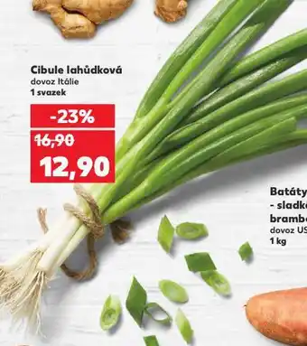 Kaufland Cibule lahůdková nabídka