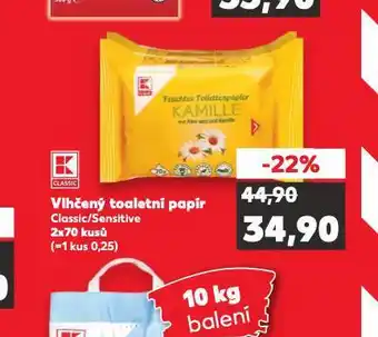 Kaufland Vlhčený toaletní papír nabídka