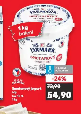 Kaufland Smetanový jogurt bílý nabídka