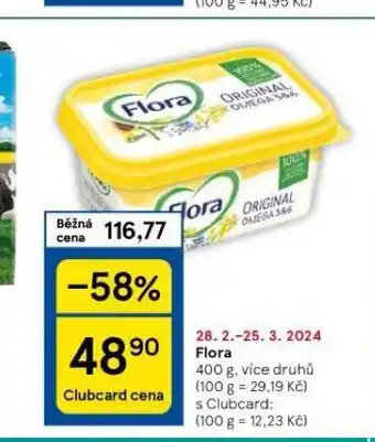 Tesco Flora nabídka
