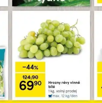 Tesco Hrozny révy vinné bílé nabídka