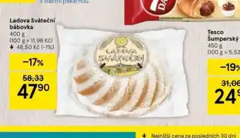 Tesco Ladova sváteční bábovka nabídka