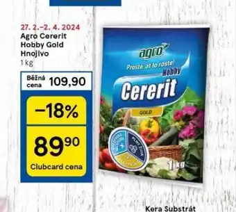 Tesco Agro cererit hobby gold hnojivo nabídka