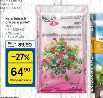 Tesco Kera substrát pro pelargonie nabídka