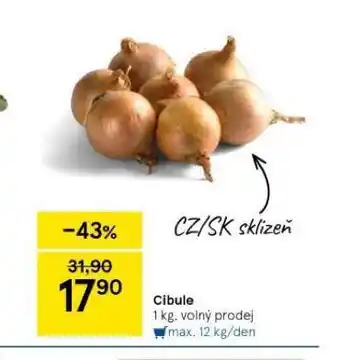 Tesco Cibule nabídka