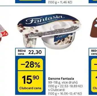 Tesco Danone fantasia nabídka