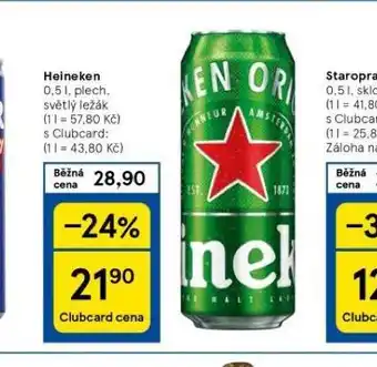 Tesco Pivo heineken nabídka