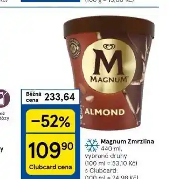 Tesco Magnum zmrzlina nabídka