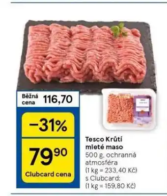Tesco Krůtí mleté maso nabídka