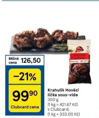 Hovězí líčka sous-vide