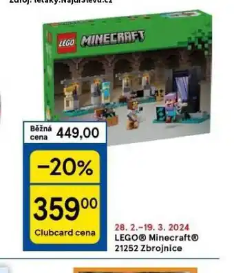 Tesco Stavebnice lego minecraft nabídka