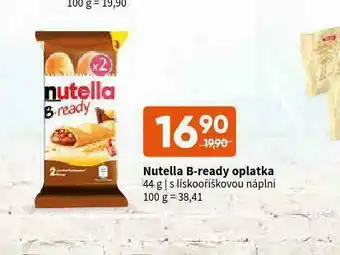 Terno Nutella b-ready oplatka nabídka