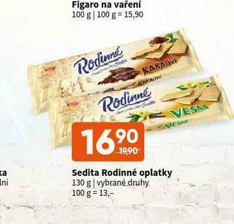 Terno Sedita rodinné oplatky nabídka