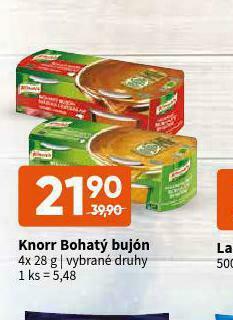 Terno Knorr bohatý bujon nabídka