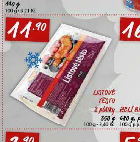 Terno Listové těsto nabídka