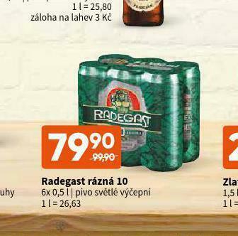 Terno Pivo radegast rázná 10 nabídka