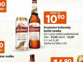 Terno Pivo krušovice hořké nealko nabídka