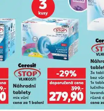 Kaufland Ceresit stop vlhkosti náhradní tablety nabídka