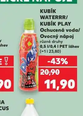 Kaufland Kubík waterrr / kubík play nabídka