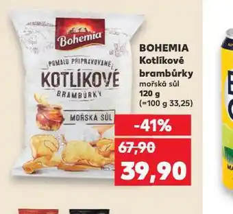 Kaufland Bohemia kotlíkové brambůrky nabídka