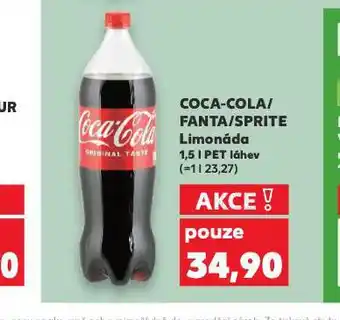 Kaufland Coca cola, fanta, sprite nabídka