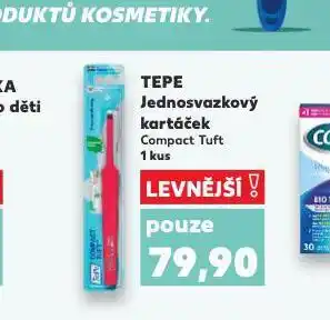 Kaufland Tepe jednosvazkový kartáček nabídka