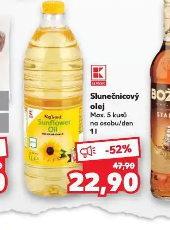 Kaufland Slunečnicový olej nabídka