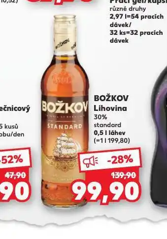 Kaufland Božkov lihovina nabídka