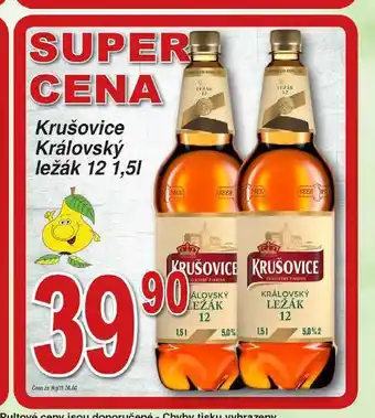 Hruška Pivo krušovice 12 královský ležák nabídka