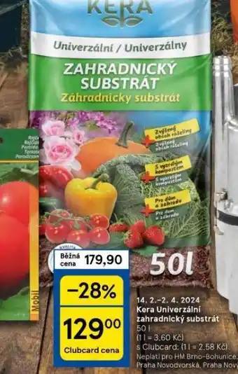 Tesco Kera univerzální zahradnický substrát nabídka