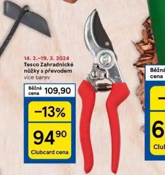 Tesco Tesco zahradnické nůžky s převodem nabídka