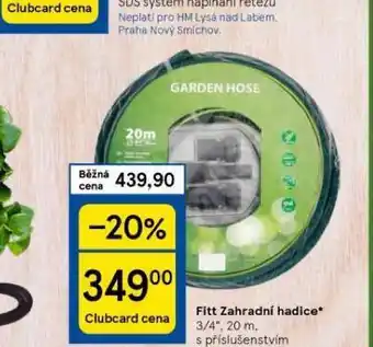 Tesco Fitt zahradní hadice nabídka