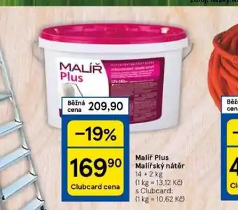 Tesco Malíř plus malířský nátěr nabídka