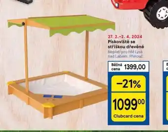 Pískoviště se stříškou dřevěné